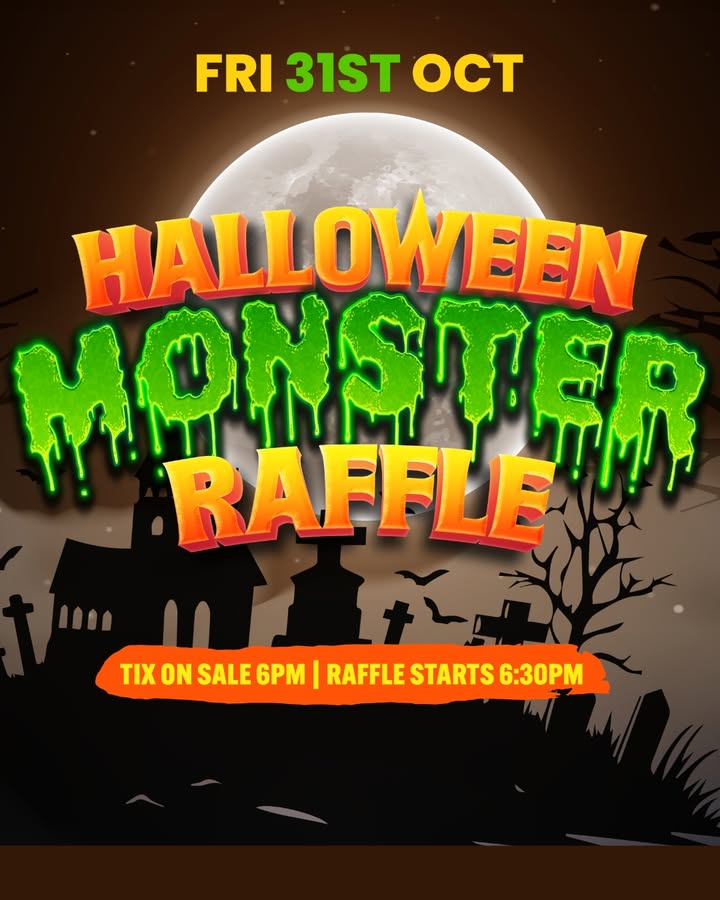Featured image for “Halloween Monster Raffle: Win Prizes & Enjoy Live Music at Club Bondi Junction”