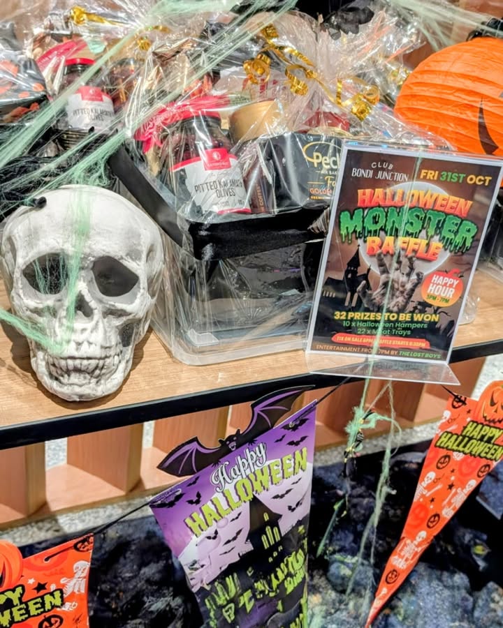 Featured image for “Halloween Raffle Fun: Join Club Bondi Junction for Spooky Prizes This Friday Night”
