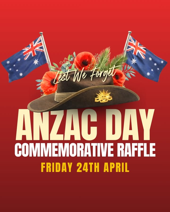 Featured image for “ANZAC Commemorative Raffle at Club Bondi Junction”