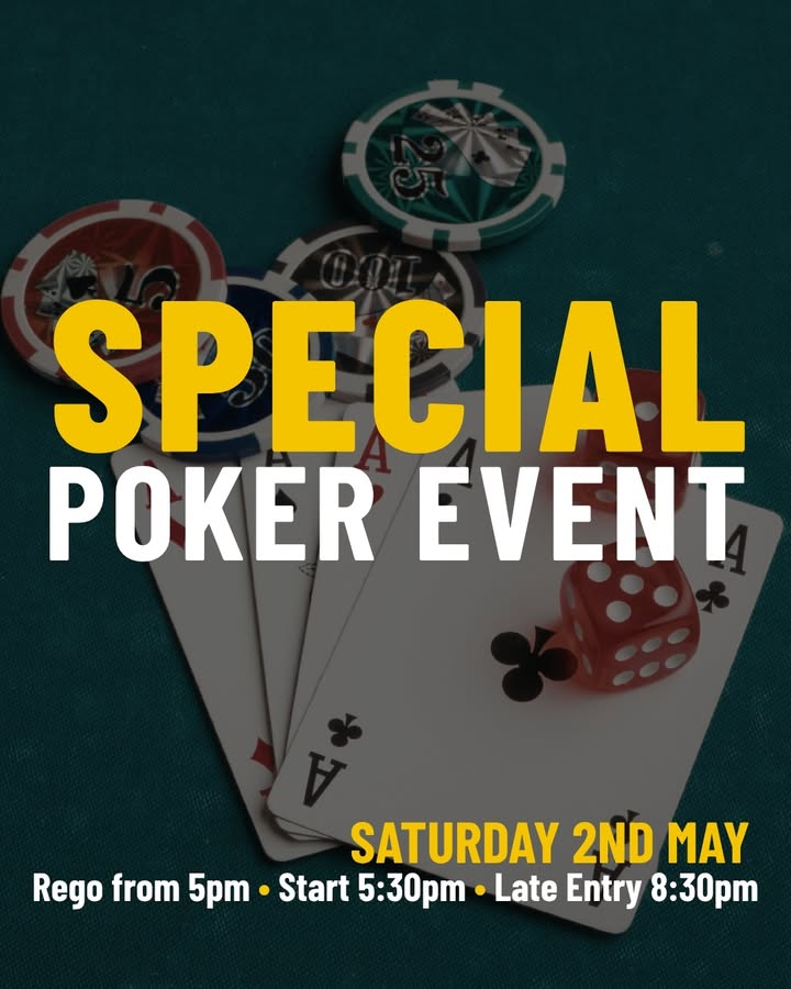 Featured image for “Special Poker Event at Club Bondi Junction”