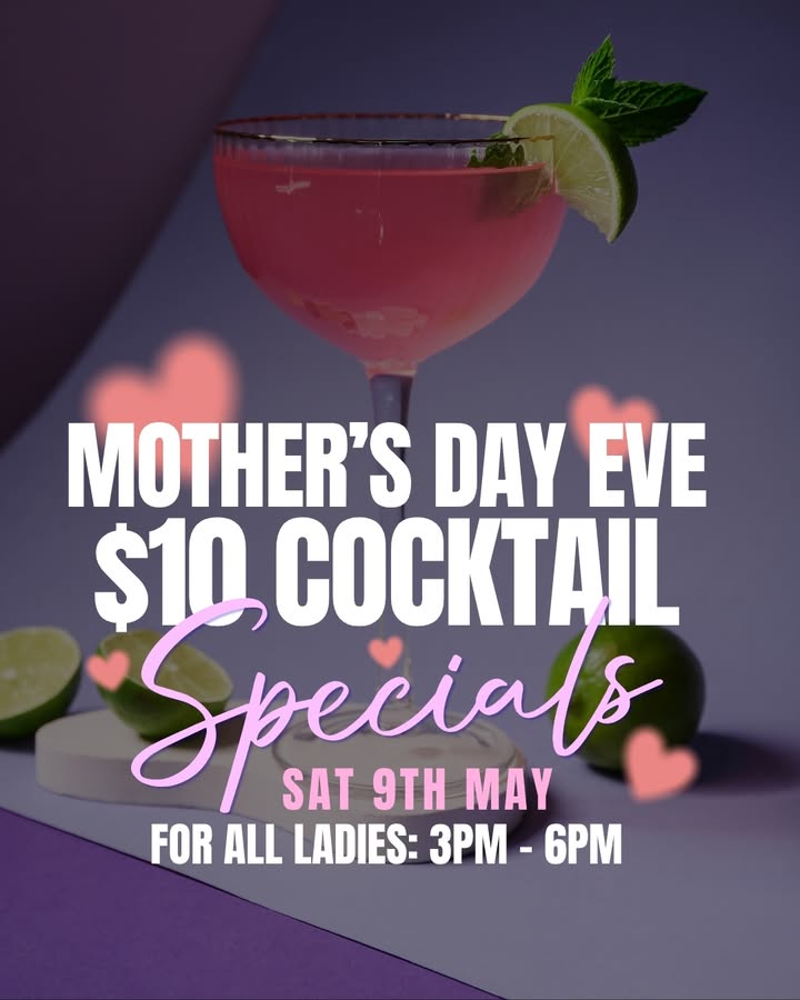 Featured image for “Mother’s Day Eve Cocktails at Club Bondi Junction”