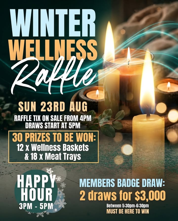Featured image for “Winter Wellness Raffle This Sunday at Club Bondi Junction”